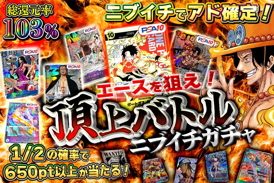 1日1回 ビギナー限定!ログインボーナスガチャ 最低510pt保証  10%の確率で700pt!!